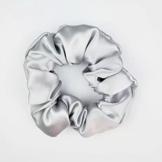 Champagne Silk Scrunchie