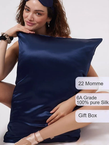Navy Blue Pillowcase