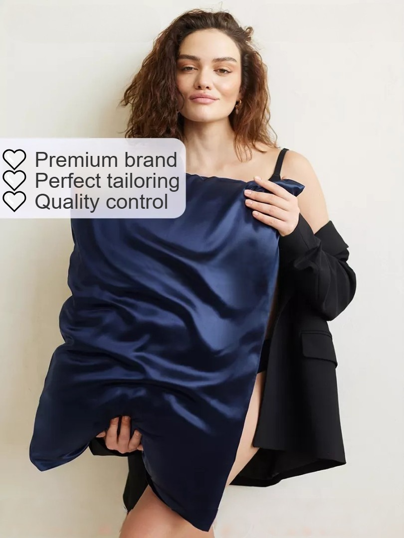 Navy Blue Pillowcase