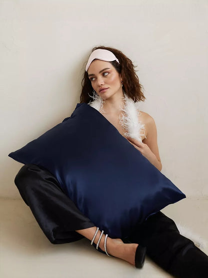 Navy Blue Pillowcase