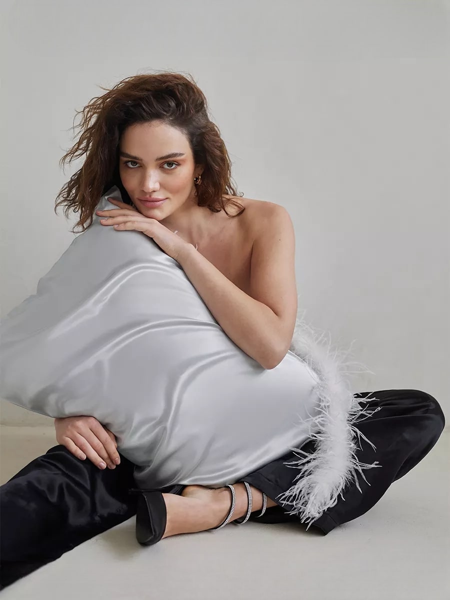 Silver Pillowcase