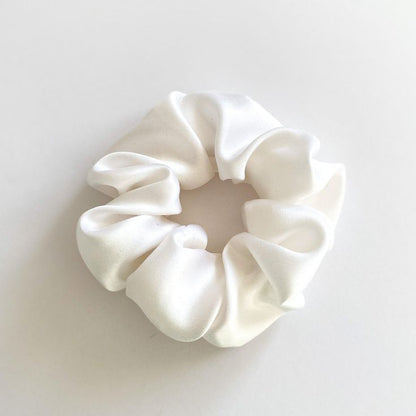 Pink Silk Scrunchie